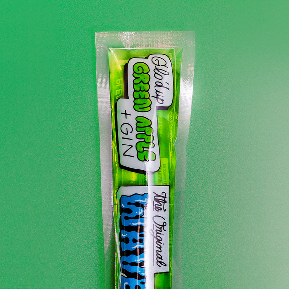 Glo'd Up Green Apple & Gin 10 Ice Pops