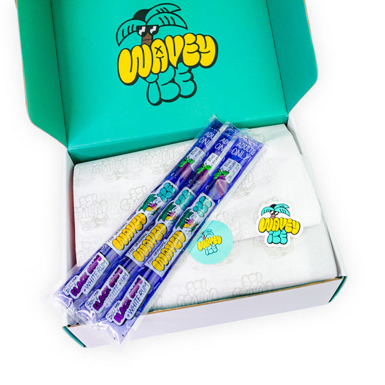 Black Grape & White Rum 15 Ice Pops Box – Wavey Ice