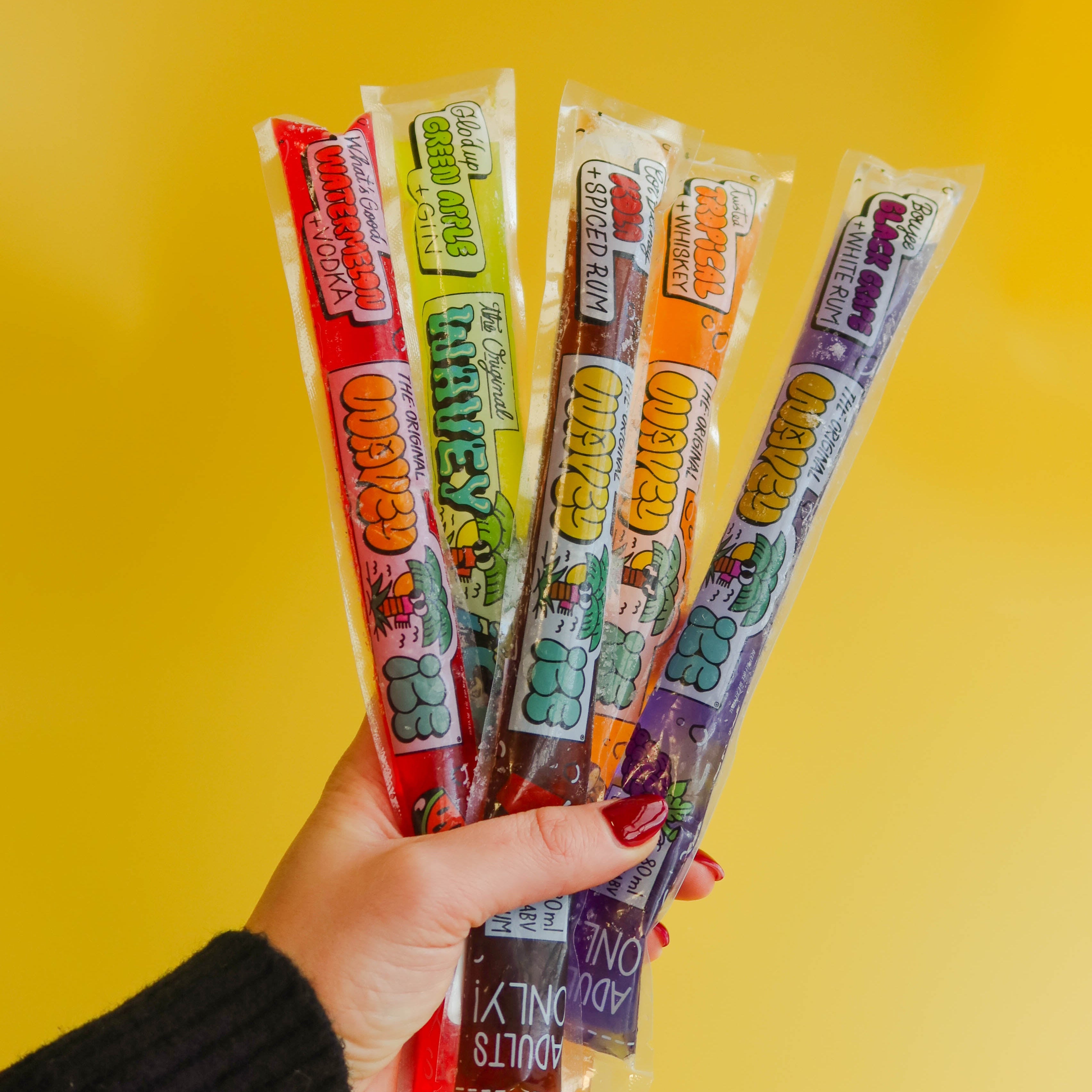 5 Mixed Alcoholic Ice Pops